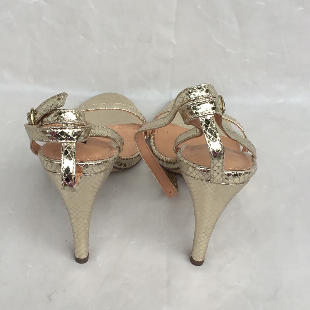 French Connection Golden Slippers Size 7 View 4